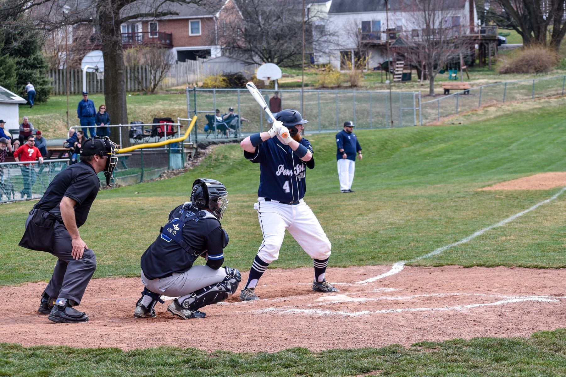 Brady Lefever hit a solo home run in the 12-2 victory for Penn State York.